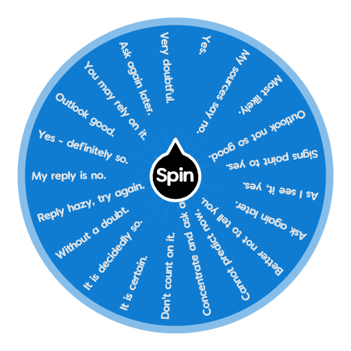 Magic 8 Ball Spin the Wheel Random Picker