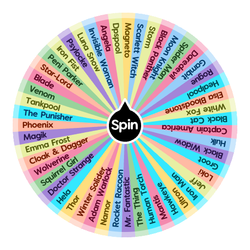 Marvel Rivals Roster Wheel Marvel Rivals Hero Wheel Szn 7.5 | Spin The Wheel - Random Picker