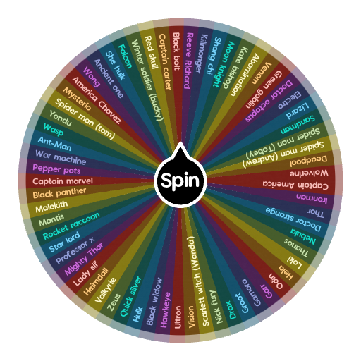 Marvel wheel | Spin The Wheel App