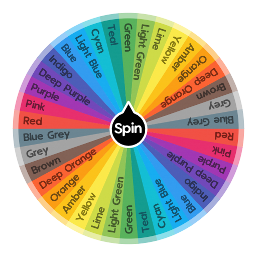 Materialup Colors | Spin the Wheel - Random Picker