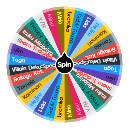 Mha | Spin The Wheel App