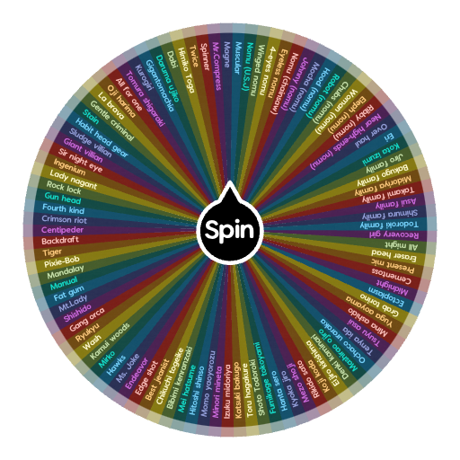 MHA characters (Almost all) | Spin the Wheel - Random Picker