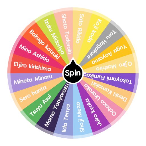 MHA Wheel, Spin the Wheel - Random Picker