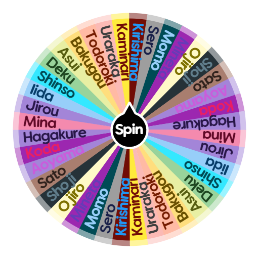 MHA ship wheel | Spin The Wheel App