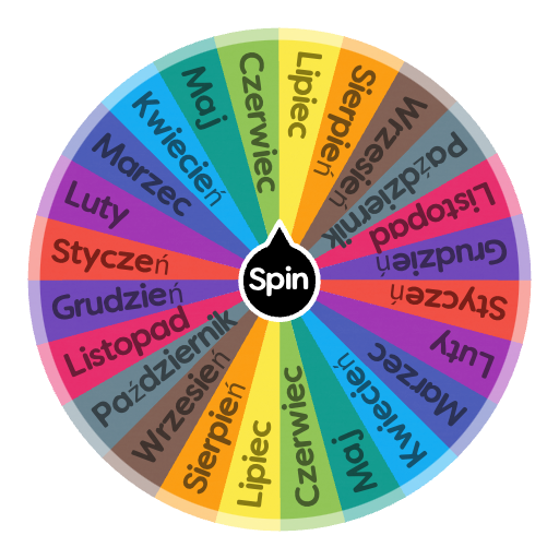 Miesiące Spin the Wheel Random Picker