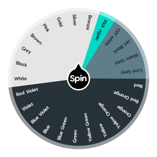My Colors: Simplified | Spin The Wheel - Random Picker