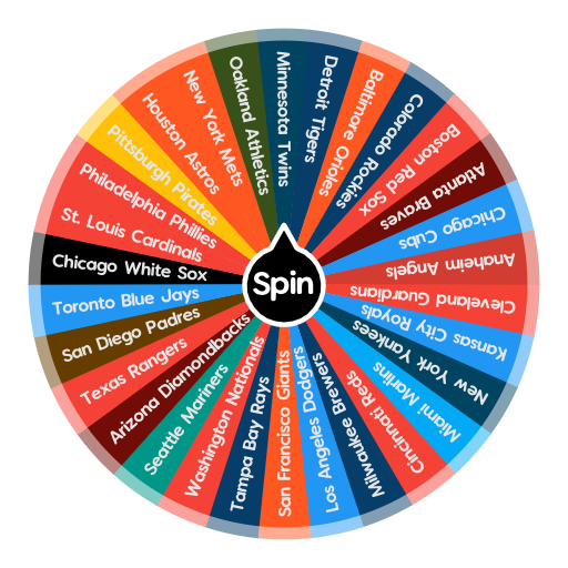 MLB Teams Spin The Wheel App