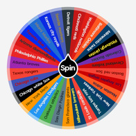 MLB Teams  Spin The Wheel  Random Picker