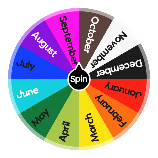 Months | Spin The Wheel App