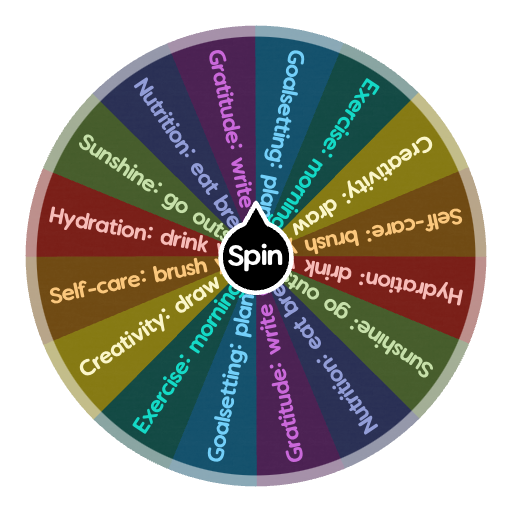 Morning routine | Spin The Wheel - Random Picker