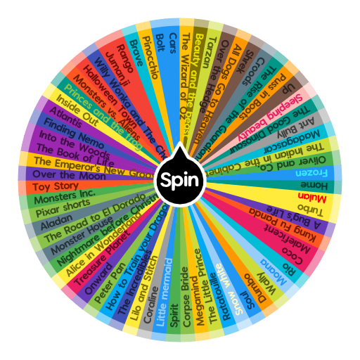 Movies Spin the Wheel Random Picker