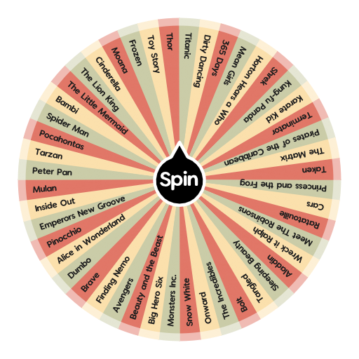 Movies Spin the Wheel Random Picker