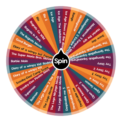 Movies Spin the Wheel Random Picker