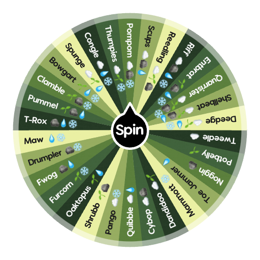 MSM Natural Monsters Spin the Wheel Random Picker