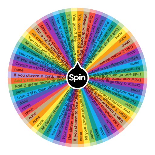 MTG Dimension Jump Remix Spin the Wheel Random Picker