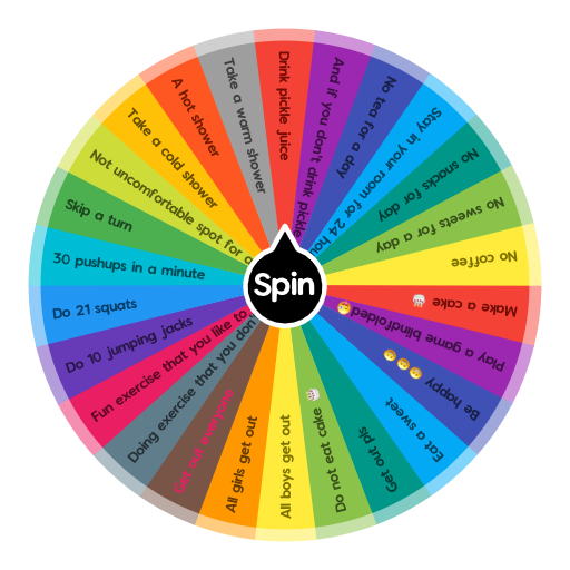 My evil plan | Spin The Wheel App