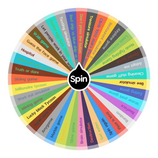 My favorite game but which one to play (roblox) | Spin The Wheel App