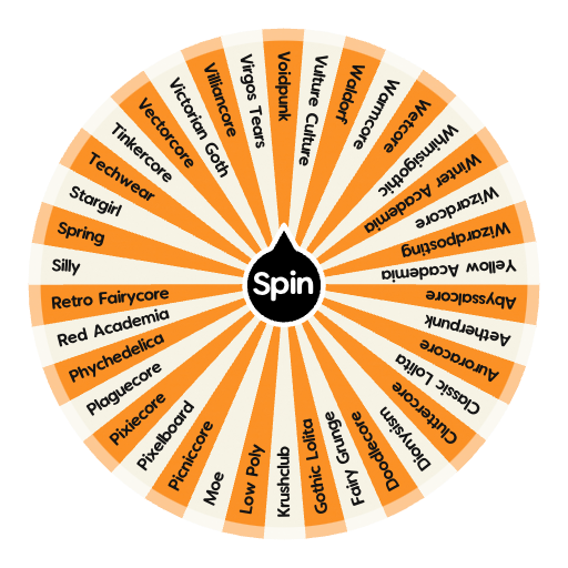 My Favourite Aesthetics Spin The Wheel Random Picker