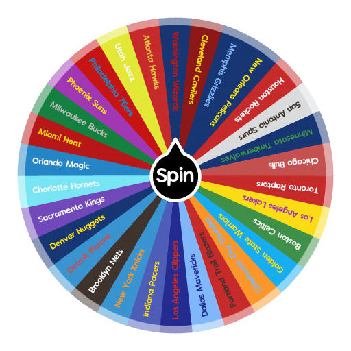 NBA TEAMS Spin the Wheel Random Picker