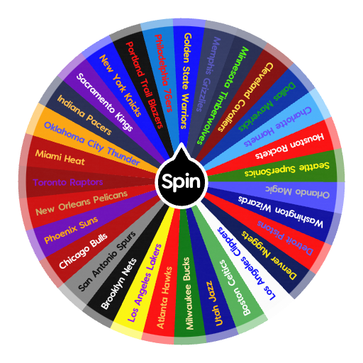 NBA Teams With SuperSonics Spin The Wheel Random Picker