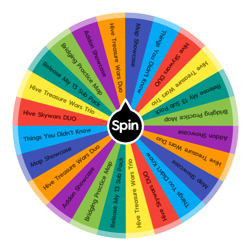 Next Vid About MCPE | Spin The Wheel App