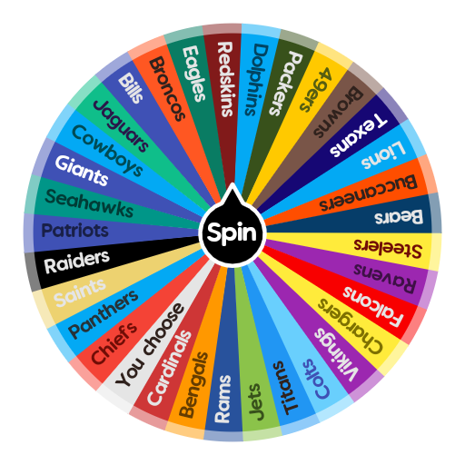 NFL teams | Spin The Wheel App