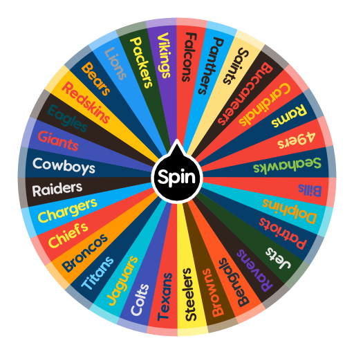 NFL WHEEL Spin The Wheel App