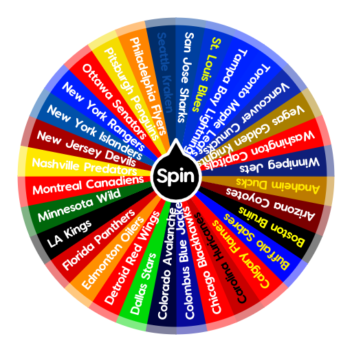 NHL Teams | Spin the Wheel - Random Picker