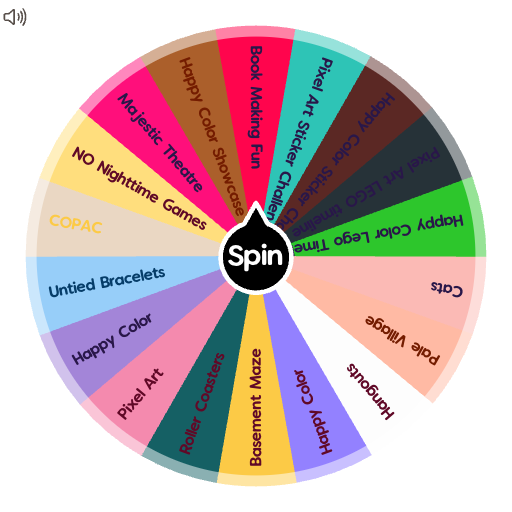 Nighttime Games Spin The Wheel Random Picker
