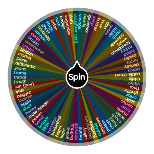 Nouns Spin the Wheel Random Picker