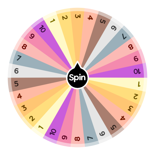 random number generator wheel 1 10