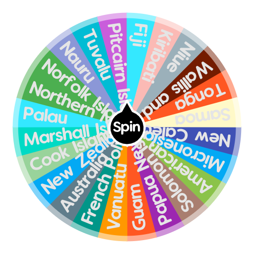 Oceania | Spin the Wheel - Random Picker