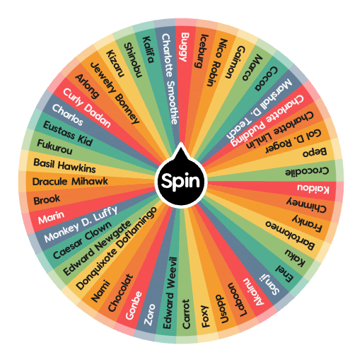 One Piece Characters  Spin The Wheel App