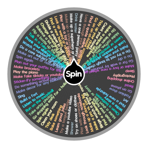 Pin by The_only_Ra!nbow on spin the wheel