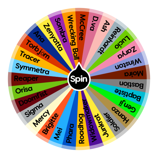 Overwatch Character Spin The Wheel App