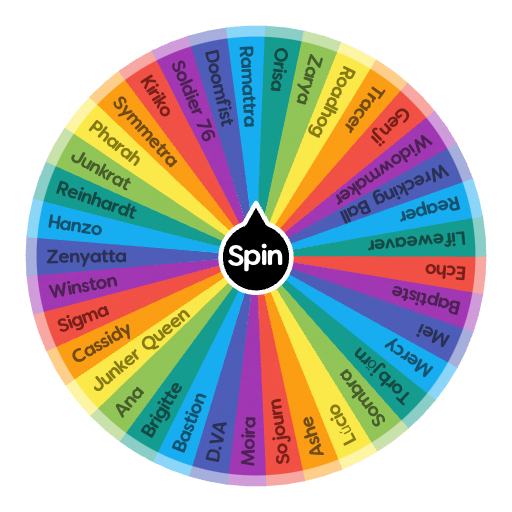 OW2 Hero Randomiser | Spin The Wheel App