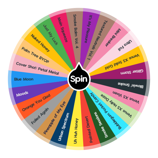 Palettes | Spin The Wheel App