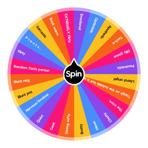 Personality Spin the Wheel Random Picker