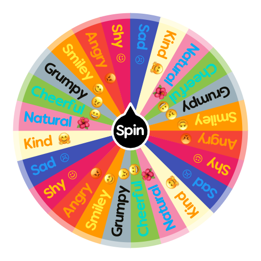 Personality Wheel 🤪☹️😎 Spin The Wheel - Picker