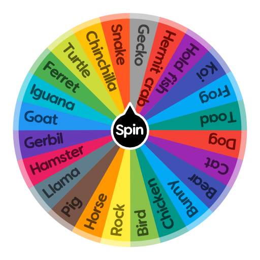 Pets | Spin The Wheel App