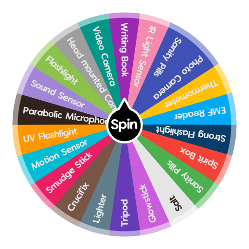 Phasmophobia Item List | Spin The Wheel App