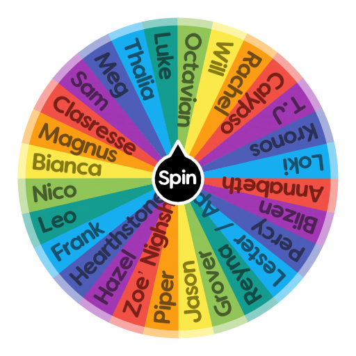 PJO HOO TOA and MG characterss | Spin The Wheel App