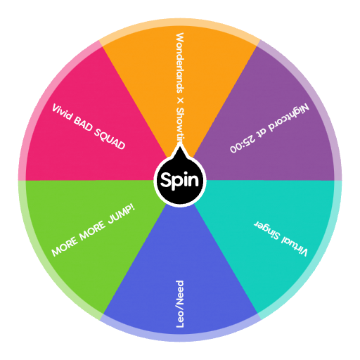 Pjsk Groups | Spin the Wheel - Random Picker