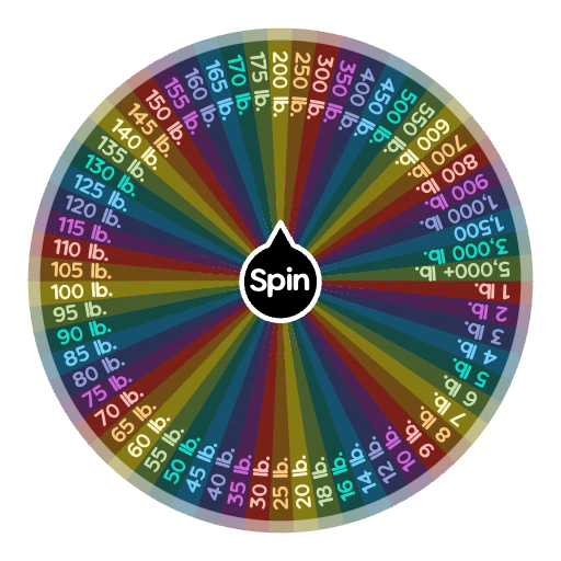 Pokemon weight challenge spin the wheel app