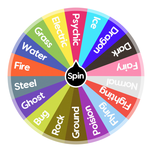 Pokémon Type | Spin The Wheel App