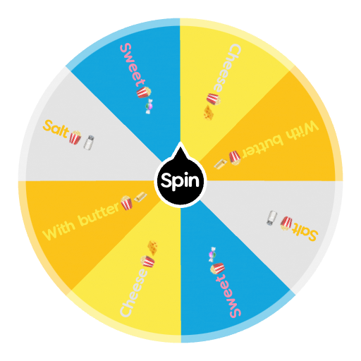 Popcorn Spin the Wheel Random Picker