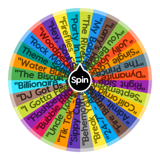 Popular Songs Of The Summer Of 2013 AD Spin The Wheel App