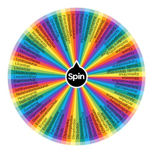 Prehistoric Animals | Spin the Wheel - Random Picker