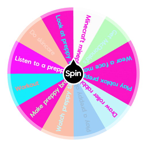WHAT TO DO WHEN YOUR BORED  Spin the Wheel - Random Picker