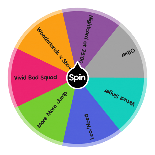Project Sekai Groups | Spin The Wheel App